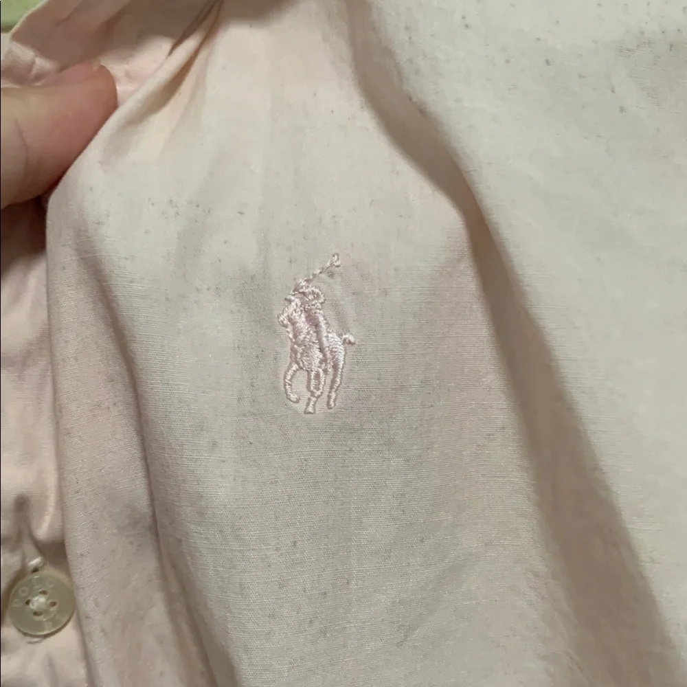 Y2K Polo Sport Ralph Lauren Pink Sleeveless Button Down Top - Picture 4 of 9
